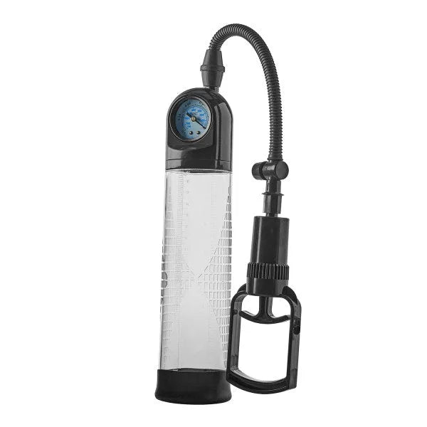 RAMROD Deluxe Penis Pump - Pressure Meter - PlayBlue