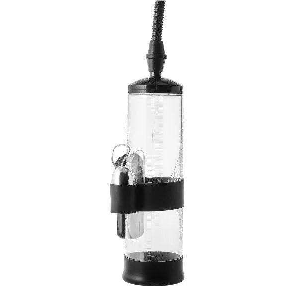 RAMROD Vibrating Penis Pump - Trigger Control - PlayBlue
