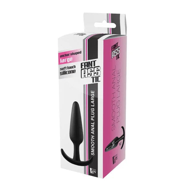 Fant-ASS-tic Smooth Anal Silicone Plug - Large - PlayBlue