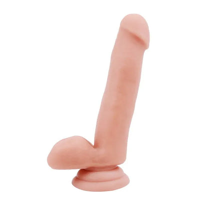 Mr Dixx - 7.1 Realistic Silicone Dual Density Dildo with Suction Cup - PlayBlue