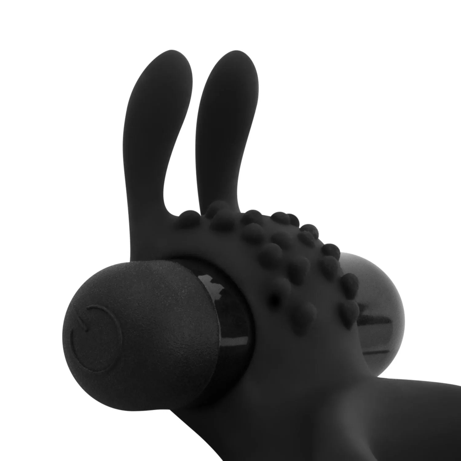 Share Ring - Double Vibrating Cock Ring with Rabbit Ears - PlayBlue