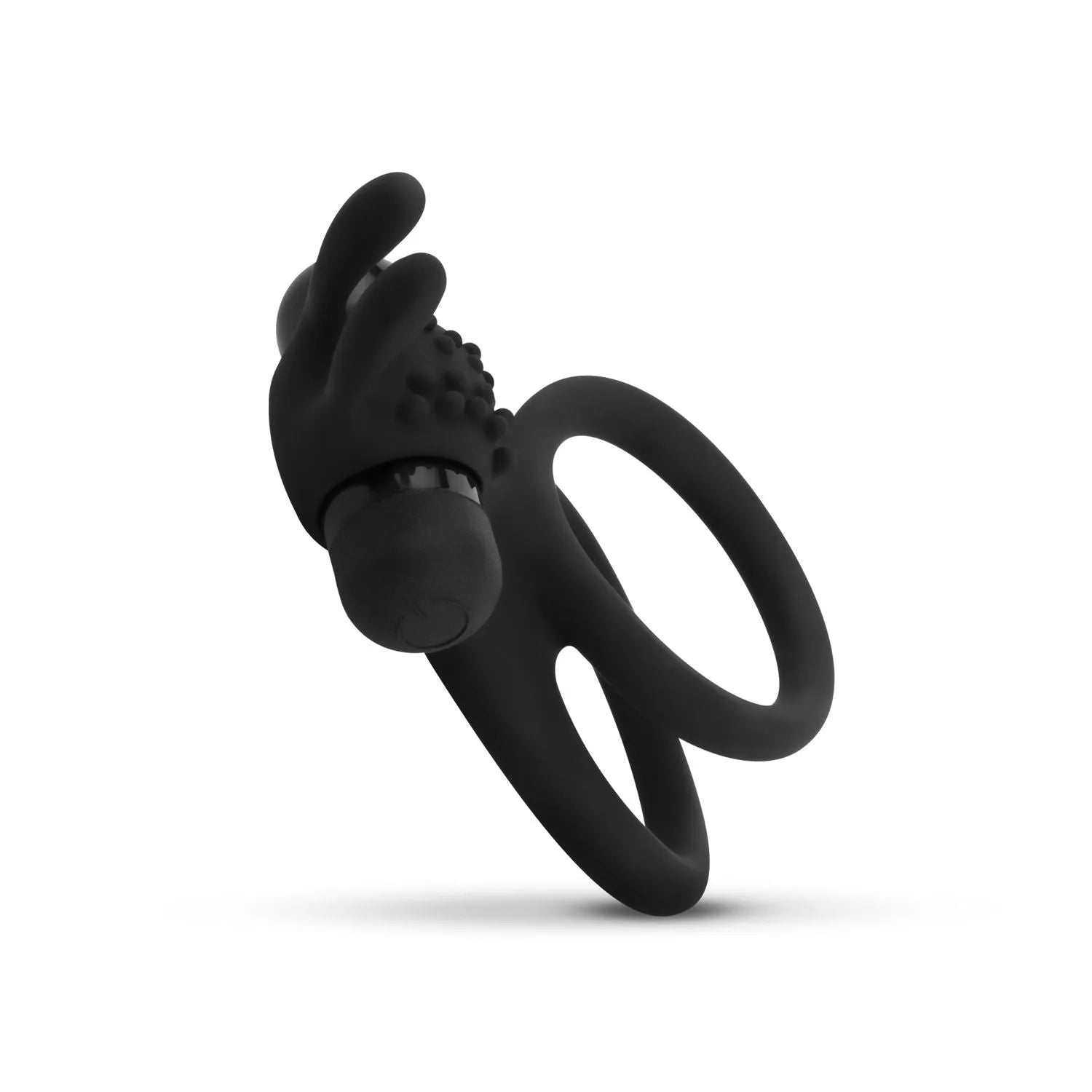 Share Ring - Double Vibrating Cock Ring with Rabbit Ears - PlayBlue