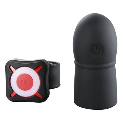OTouch - Super Striker Lengthening Penis Sleeve with Vibrations - PlayBlue
