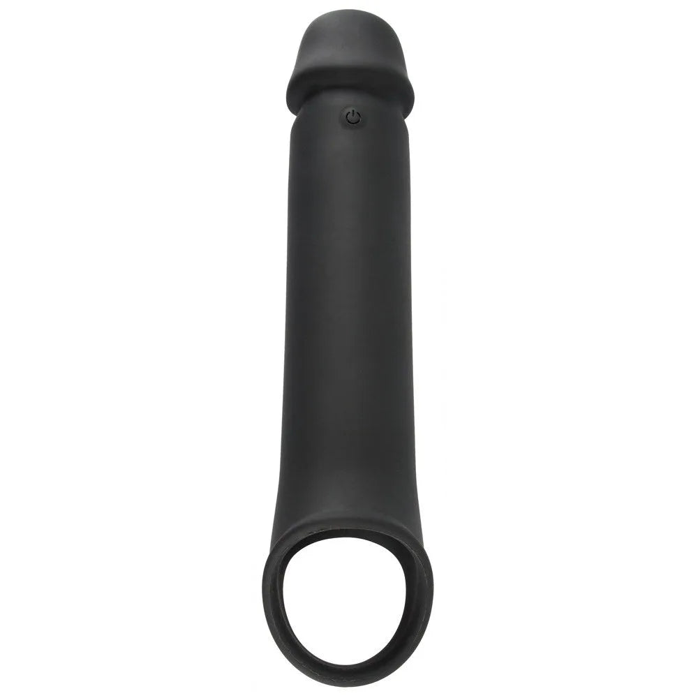 Rebel - Remote Controlled Silicone Penis Extension - PlayBlue