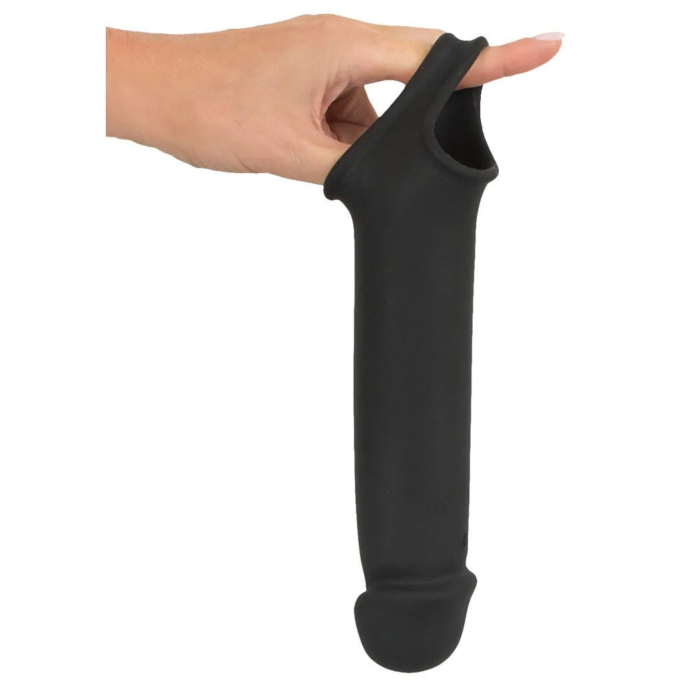Rebel - Remote Controlled Silicone Penis Extension - PlayBlue