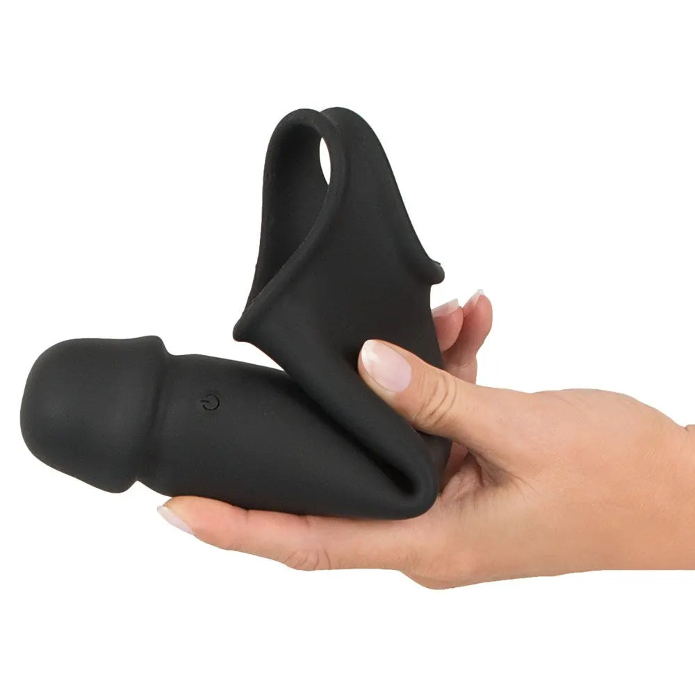 Rebel - Remote Controlled Silicone Penis Extension - PlayBlue