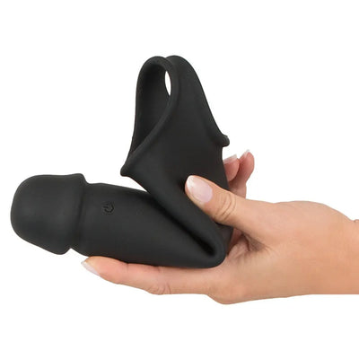 Rebel - Remote Controlled Silicone Penis Extension - PlayBlue