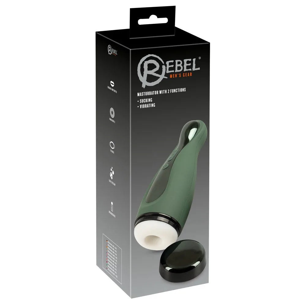 Rebel - Rechargeable Multi - Masturbator - PlayBlue