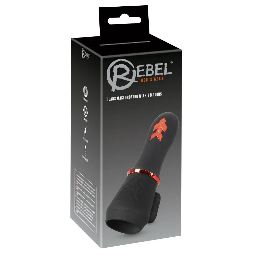Rebel - Rechargeable Dual Motor Penis Pleasure - PlayBlue