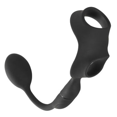 Rebel - Remote Control Cock Ring & Plug - PlayBlue