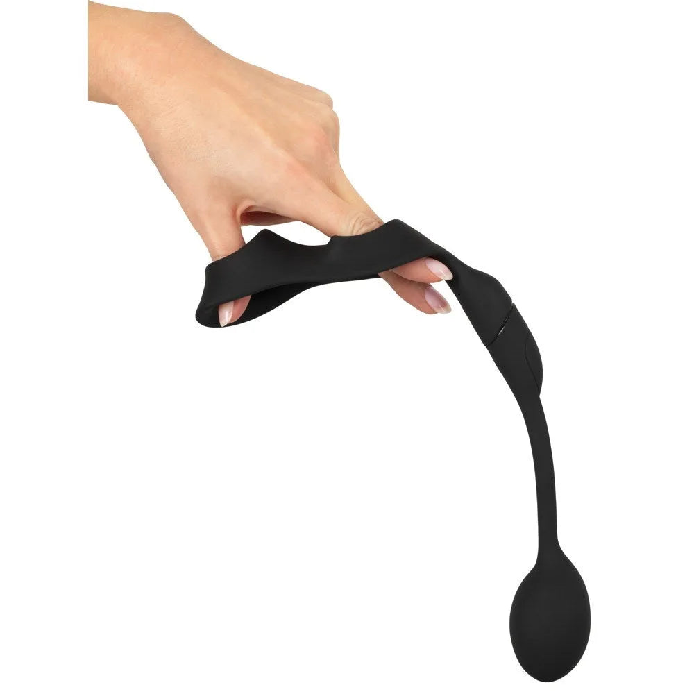 Rebel - Remote Control Cock Ring & Plug - PlayBlue