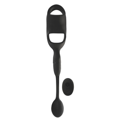 Rebel - Remote Control Cock Ring & Plug - PlayBlue