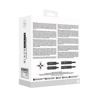 Bonded Leather Hogtie With Hand and Ankle Cuffs - PlayBlue