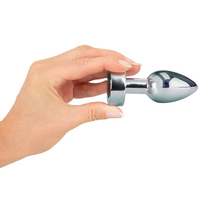 Heavy Metal Butt Plug with Rechargeable Vibration - PlayBlue