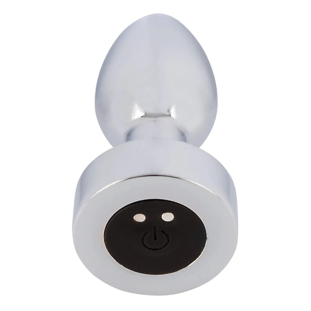 Heavy Metal Butt Plug with Rechargeable Vibration - PlayBlue