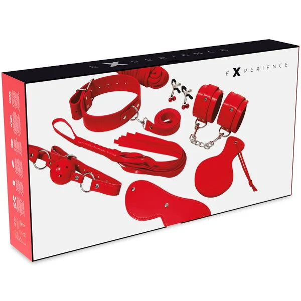Experience BDSM - Quality Fetish Kit Red - PlayBlue