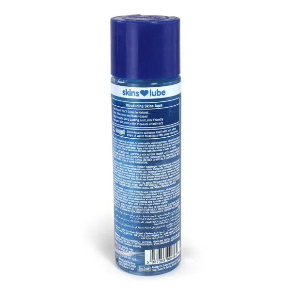 Skins Aqua Water Based Lubricant - 130ml - PlayBlue