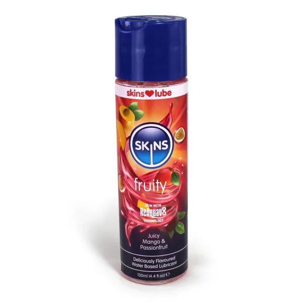 Skins Mango & Passionfruit Water Based Lubricant - 130ml - PlayBlue