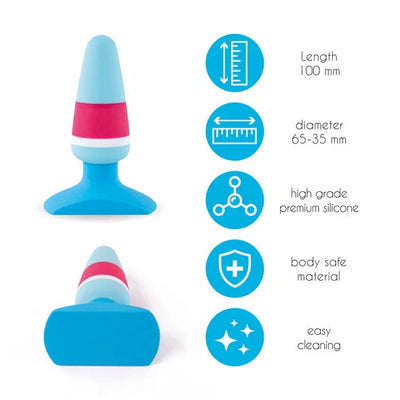 FeelzToys - Plugz Butt Plug Colors No. 1 - PlayBlue