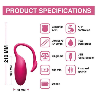 Magic Motion - Flamingo App Controlled Vibrating Bullet - PlayBlue