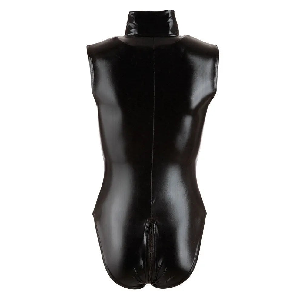 Cottelli Party Collection - Body Zip Black - XL - Size 20-22 - PlayBlue