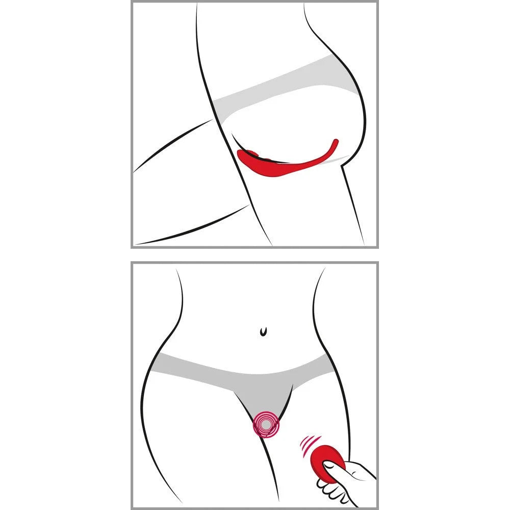 Remote Control - Silicone Panty Vibe - PlayBlue