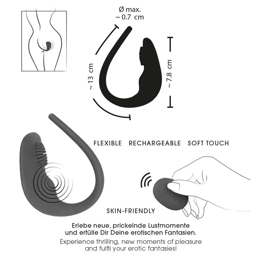 Remote Control - Silicone Panty Vibe - PlayBlue