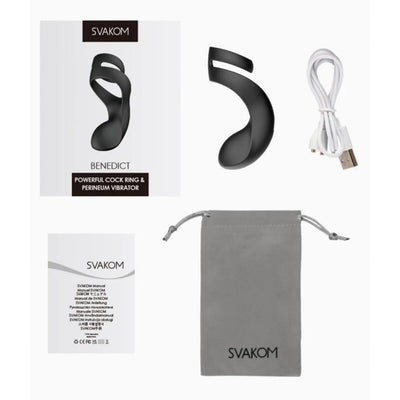Svakom Benedict - Ring & Perineum Rechargeable Pleasure - PlayBlue