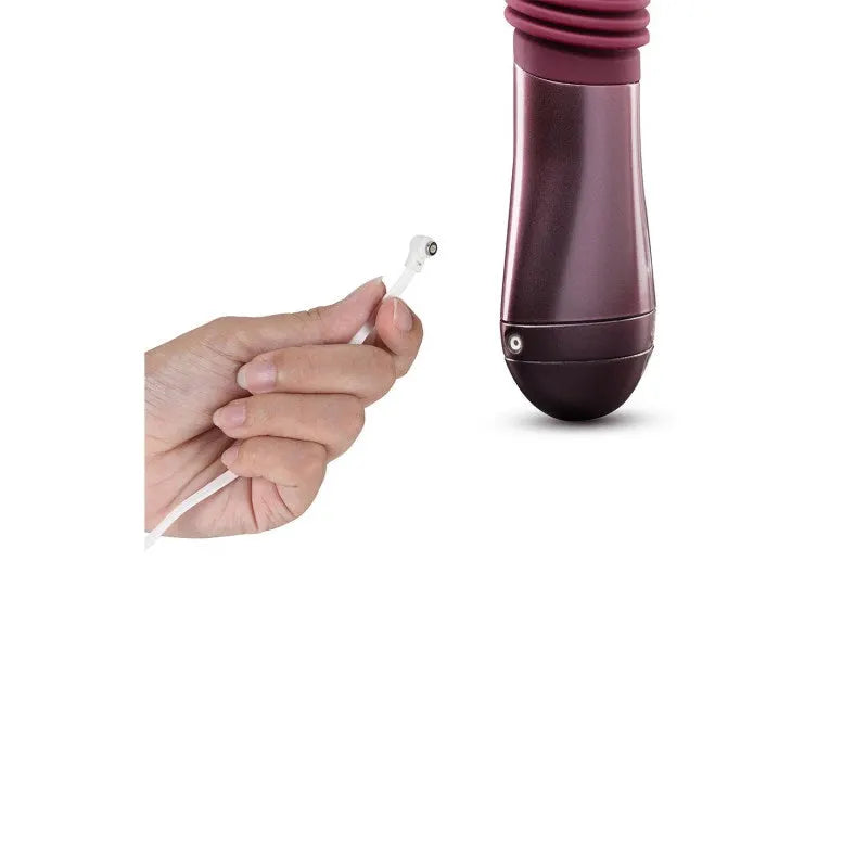 Temptasia Trixie - Thrusting Rechargeable Vibe - PlayBlue