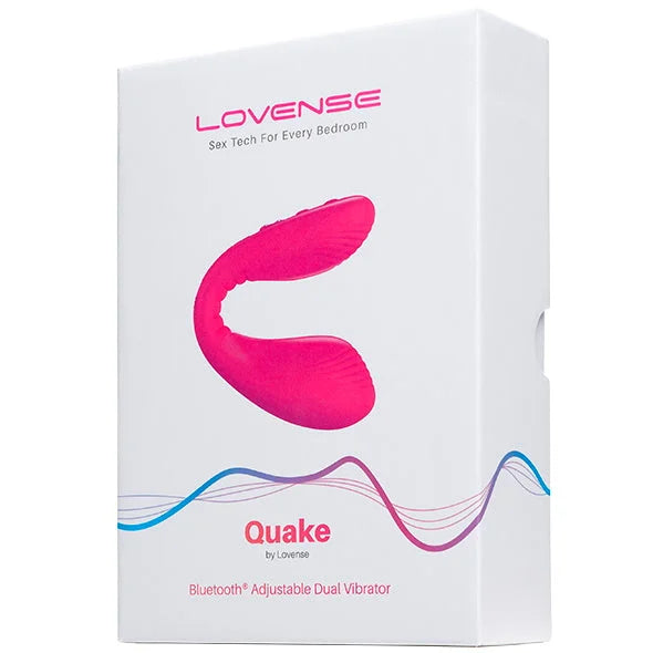 Lovense - Dolce Quake App Controlled Dual Vibrator - PlayBlue