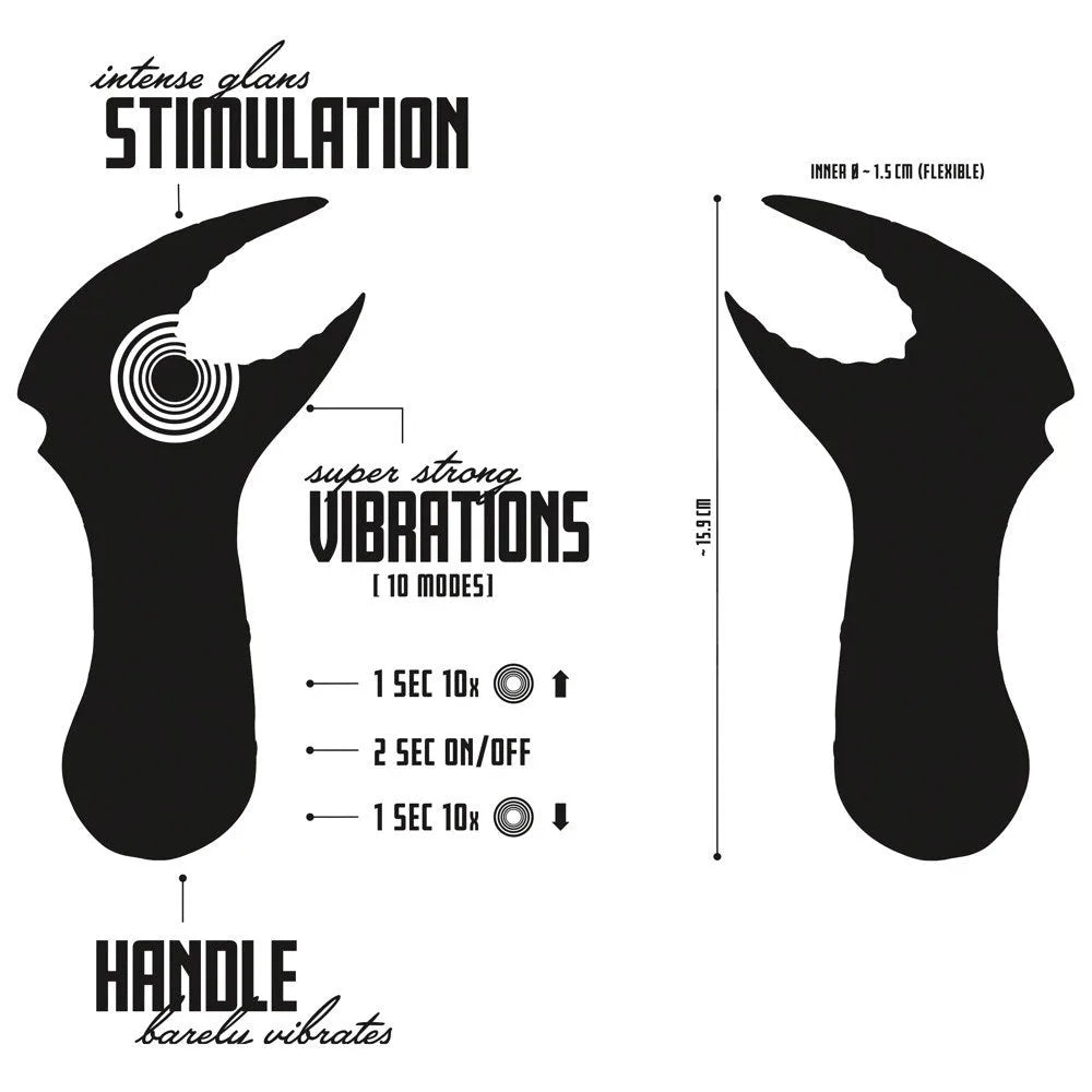 Your New Favourite - Penis Glans Vibrator - PlayBlue
