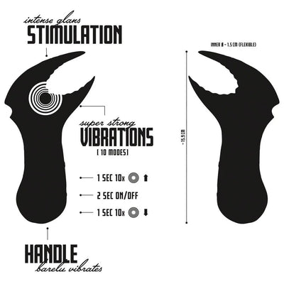 Your New Favourite - Penis Glans Vibrator - PlayBlue