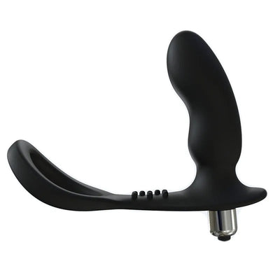 Rev-Pro Vibrating Prostate Massager with Cock Ring - PlayBlue