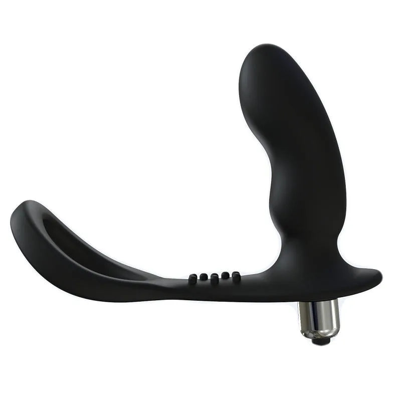 Rev-Pro Vibrating Prostate Massager with Cock Ring - PlayBlue
