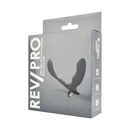 Rev-Pro Vibrating Prostate Massager with Cock Ring - PlayBlue