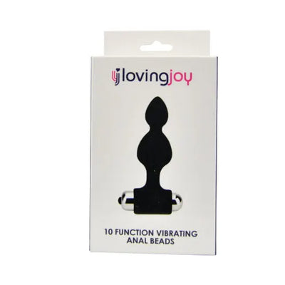 Loving Joy 10 Function Vibrating Anal Beads - PlayBlue