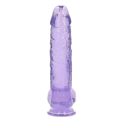 RealRock - 10 Realistic Dildo With Balls - PlayBlue