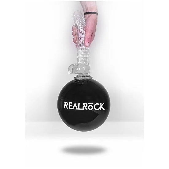 RealRock - 10 Realistic Dildo With Balls - PlayBlue