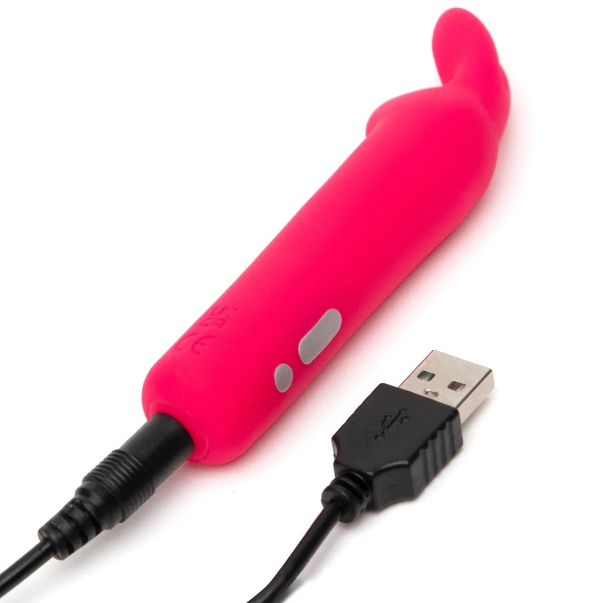 Happy Rabbit Rechargeable Rabbit Ears Bullet Vibrator - PlayBlue