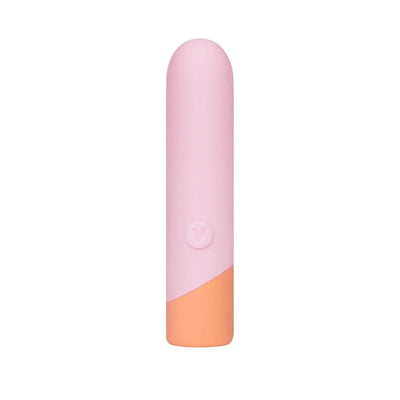 VUSH - Peachy Rechargeable Silicone Bullet Massager - PlayBlue