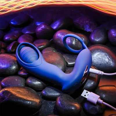 Zero Tolerance - Extra Mile Prostate Play C-Ring - PlayBlue