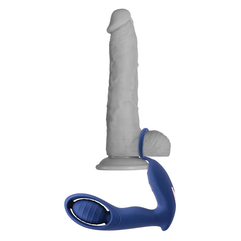 Zero Tolerance - Extra Mile Prostate Play C-Ring - PlayBlue
