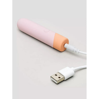 VUSH - Peachy Rechargeable Silicone Bullet Massager - PlayBlue
