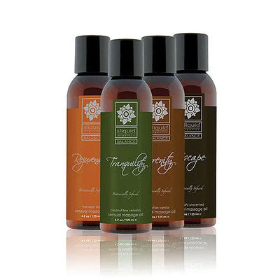 Sliquid Balance Collection Massage Oil 4.2oz - 4.2oz - Tranquility - PlayBlue