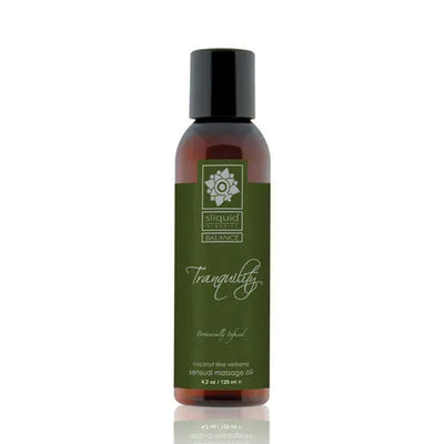 Sliquid Balance Collection Massage Oil 4.2oz - 4.2oz - Tranquility - PlayBlue