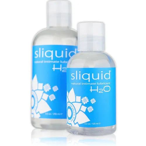 Sliquid Naturals H20 Waterbased Lubricant - 255ml - PlayBlue