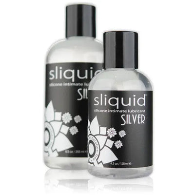 Sliquid Naturals Silver Silicone Lubricant - 255ml - PlayBlue