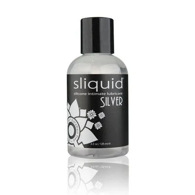 Sliquid Naturals Silver Silicone Lubricant - 255ml - PlayBlue