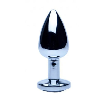 Precious Metals Silver Anal Plug - Large - PlayBlue
