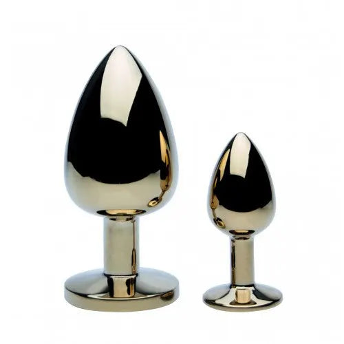 Precious Metals Gold Anal Plug - Large - PlayBlue